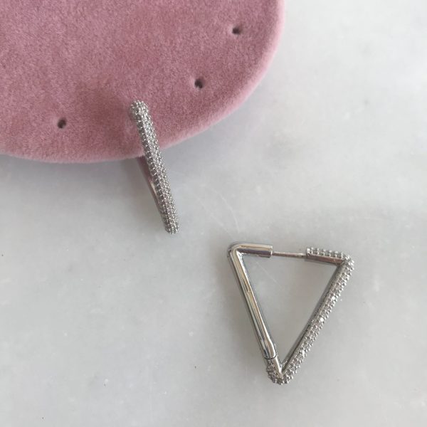 Triangle Küpe Silver