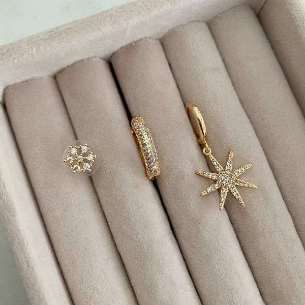 Snowflake Küpe Set