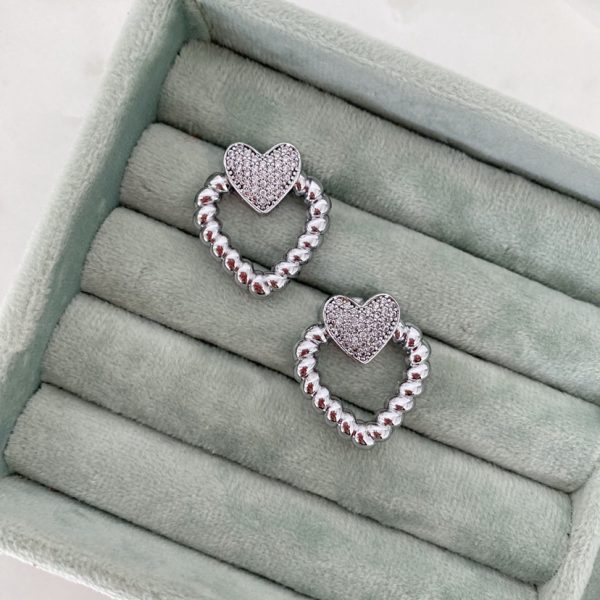 Mon Amour Silver Küpe