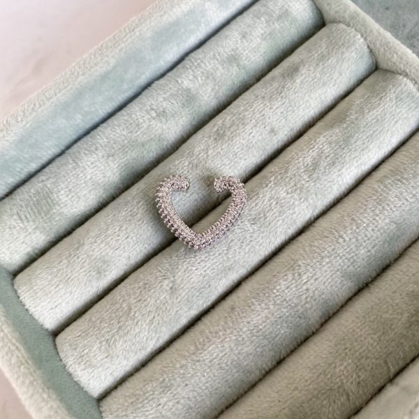 Cuero Silver Earcuff