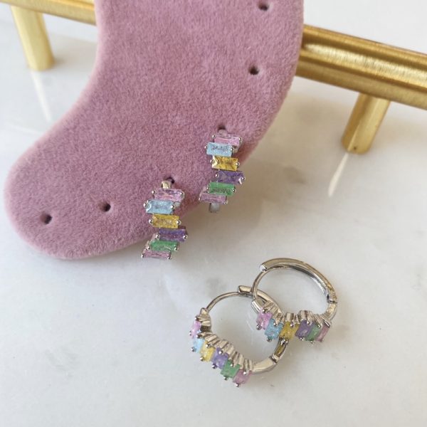 Pastel Rainbow Küpe I