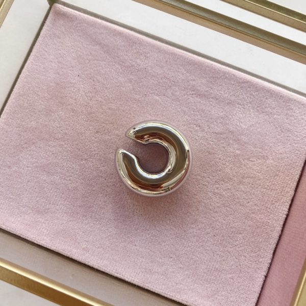 Penny Silver Earcuff